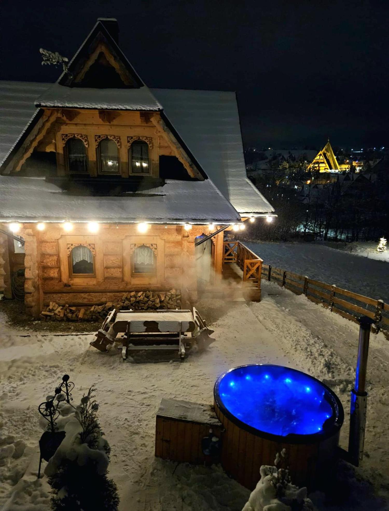 Goralska Chatka 3 Highland Cottage - Jacuzzi, Sauna, Split Ac, Private Parking, Mountains View ซาโกปาเน ภายนอก รูปภาพ